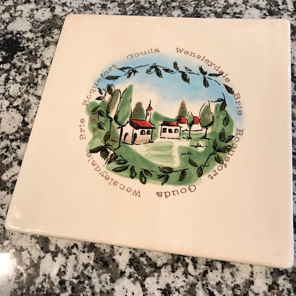 Decorative Cheese Plate